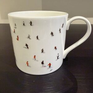 Gorsuch Large Skier Mug by Dede Johnston, Never Used!